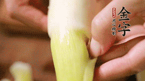 茭白剝?nèi)ネ鈿?，先切片再切絲。