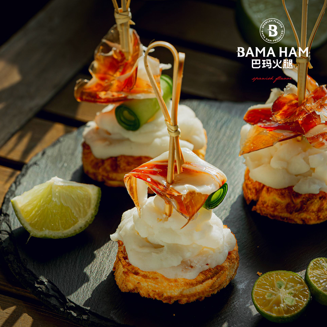 巴瑪火腿山藥泥土司塔